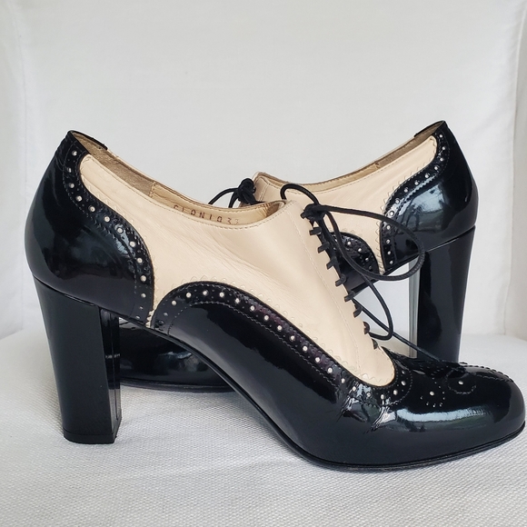 Bally Glania Spectator black/cream size 37 US 6 1/2 - Picture 9 of 9